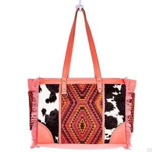 Myra Weekender Cowhide Tonga Ridge Pink